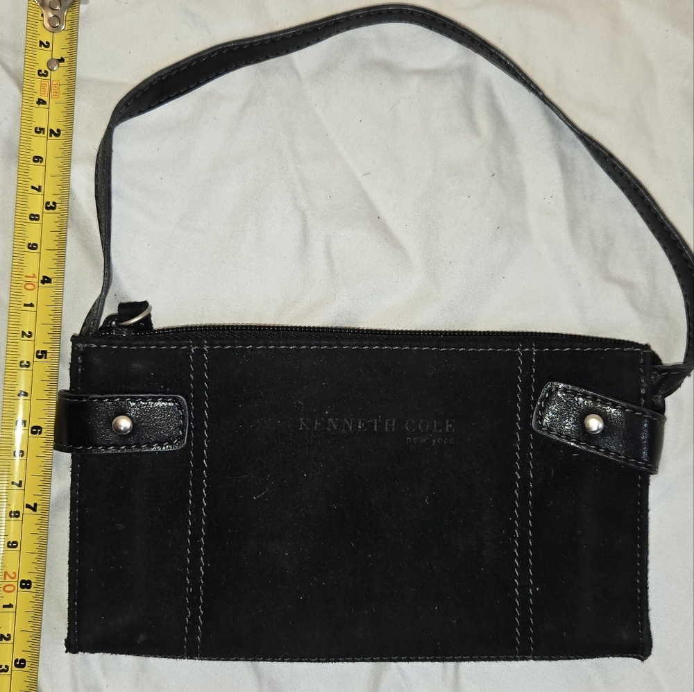 Kenneth Cole Black Wrislet/Mini Bag